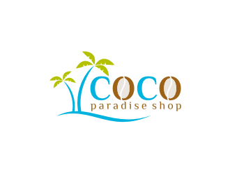coco paradise shop logo design by bricton