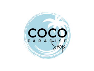 coco paradise shop logo design by Barkah