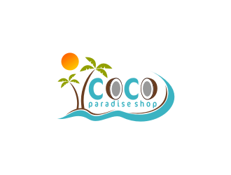 coco paradise shop logo design by bricton