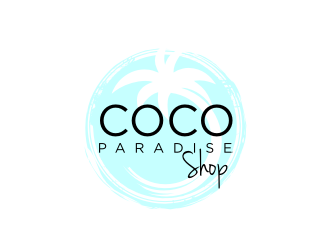 coco paradise shop logo design by Barkah