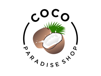 coco paradise shop logo design by scolessi