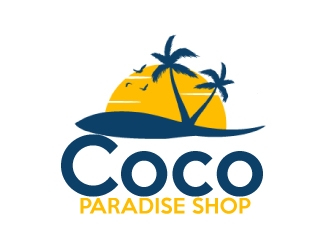 coco paradise shop logo design by AamirKhan