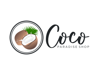 coco paradise shop logo design by scolessi