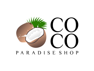 coco paradise shop logo design by scolessi