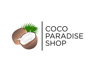 coco paradise shop logo design by scolessi