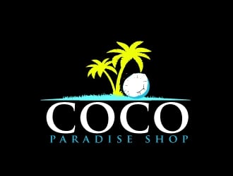 coco paradise shop logo design by AamirKhan