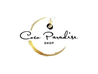 coco paradise shop logo design by Lovoos