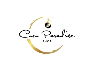 coco paradise shop logo design by Lovoos