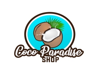 coco paradise shop logo design by amar_mboiss