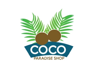coco paradise shop logo design by AamirKhan