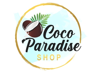 coco paradise shop logo design by MonkDesign