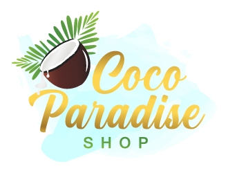 coco paradise shop logo design by MonkDesign