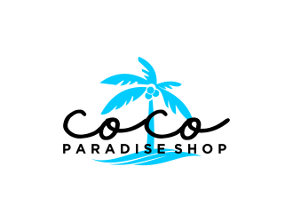 coco paradise shop logo design by RIANW