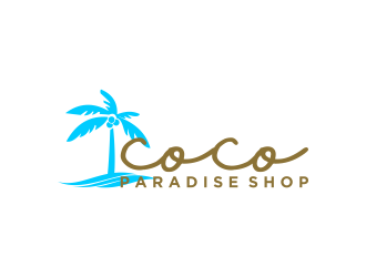 coco paradise shop logo design by RIANW