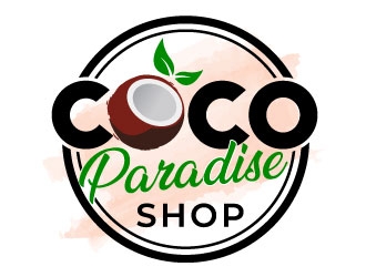 coco paradise shop logo design by MonkDesign