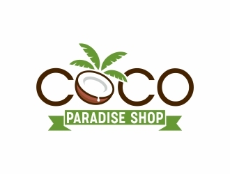 coco paradise shop logo design by MonkDesign
