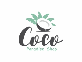 coco paradise shop logo design by MonkDesign