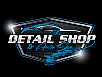 THE DETAIL SHOP & AUTO SPA logo design by AamirKhan