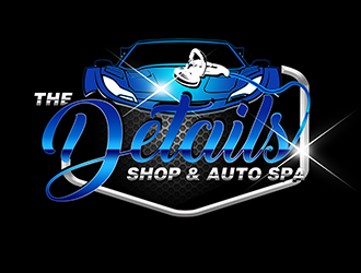 THE DETAIL SHOP & AUTO SPA logo design by 3Dlogos