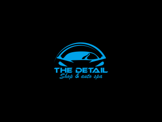 THE DETAIL SHOP & AUTO SPA logo design by Garmos