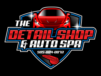 THE DETAIL SHOP & AUTO SPA logo design by ingepro
