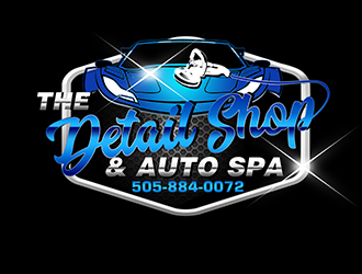 THE DETAIL SHOP & AUTO SPA logo design by 3Dlogos