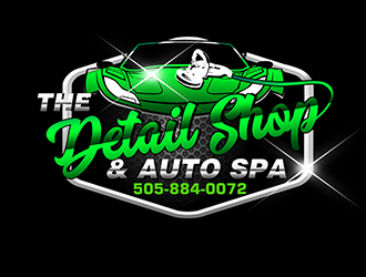 THE DETAIL SHOP & AUTO SPA logo design by 3Dlogos