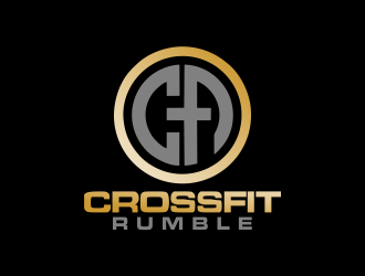 CROSSFIT RUMBLE logo design by Gwerth