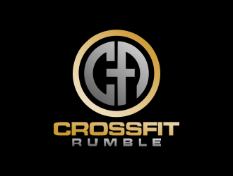 CROSSFIT RUMBLE logo design by Gwerth