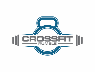 CROSSFIT RUMBLE logo design by hopee