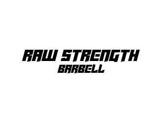 RAW STRENGTH BARBELL logo design by Greenlight