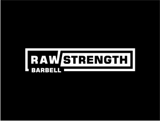 RAW STRENGTH BARBELL logo design by meliodas