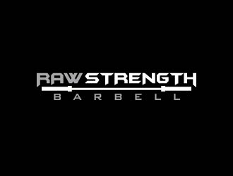 RAW STRENGTH BARBELL logo design by usef44