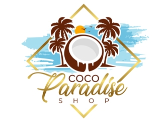 coco paradise shop logo design by DreamLogoDesign