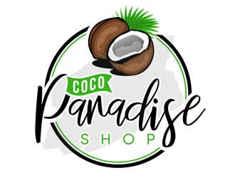 coco paradise shop logo design by DreamLogoDesign