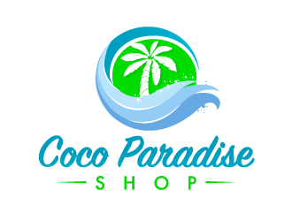 coco paradise shop logo design by PRN123
