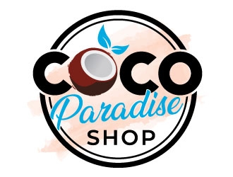 coco paradise shop logo design by MonkDesign