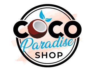 coco paradise shop logo design by MonkDesign