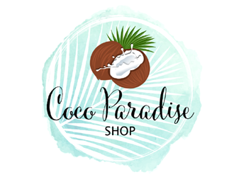 coco paradise shop logo design by ingepro