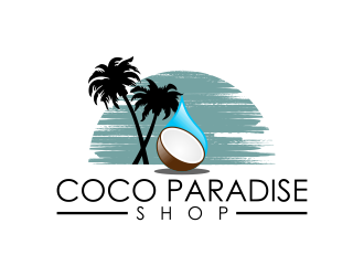 coco paradise shop logo design by Kruger