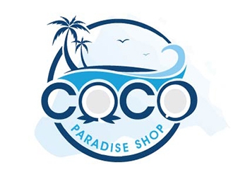 coco paradise shop logo design by gogo