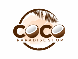 coco paradise shop logo design by mutafailan