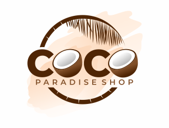 coco paradise shop logo design by mutafailan