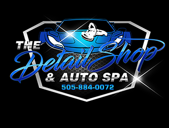 THE DETAIL SHOP & AUTO SPA logo design by 3Dlogos