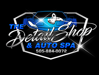 THE DETAIL SHOP & AUTO SPA logo design by 3Dlogos