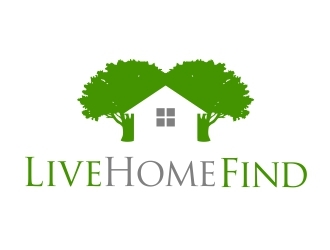 Live Home Find logo design by b3no