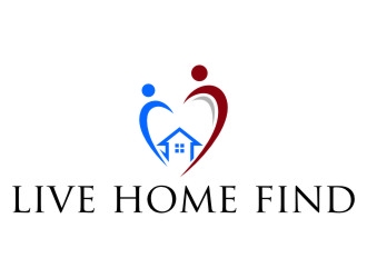 Live Home Find logo design by jetzu