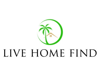 Live Home Find logo design by jetzu