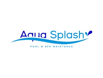 Aqua Splash Pool & Spa Maintenance logo design by Lovoos