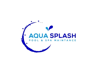 Aqua Splash Pool & Spa Maintenance logo design by Lovoos
